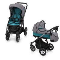 Baby Design Husky Winter Pack 05 Turquoise 2018 - Carucior Multifunctional 2 in 1