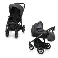 Baby Design Husky Winter Pack 10 Black 2018 - Carucior Multifunctional 2 in 1