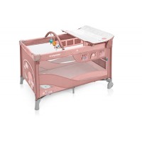 Baby Design Dream 08 Pink 2019 - Patut Pliabil cu 2 nivele