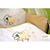 set lenjerie 6 piese - H221 Bear with stars - beige