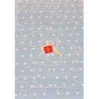 Paturica supermoale catifelata 80x110cm Blue