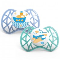AIR 55suzeta ortodontica 6 luni+ - blue/green - 7080