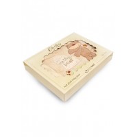 Paturica termo cu doua straturi - Messy Bear maro (in cutie)