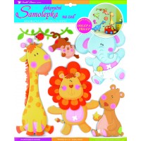 Sticker de perete 3D - safari 38x31cm