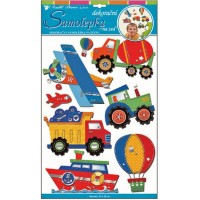 Sticker de perete Masinute 50x30cm