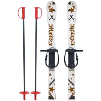 Skiuri copii 90 cm - Alb