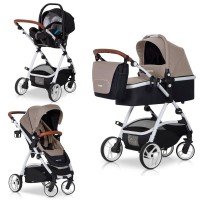 Carucior multifunctional Optimo 3 in 1 - Sand