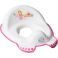 Reductor pentru toaleta Little Princess - Alb