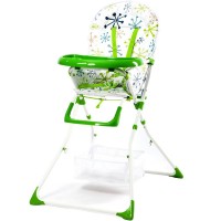 Scaun de masa pentru copii Niami Mamakids - Verde cu Floricele