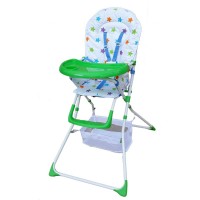 Scaun de masa pentru copii Niami Mamakids - Verde cu Stelute