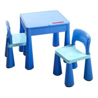 Masuta Guliver cu 2 scaune - Albastru
